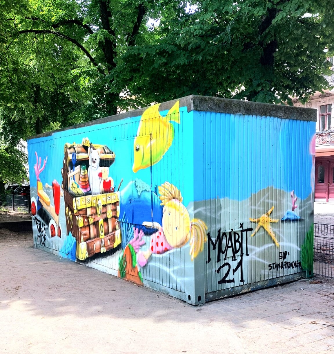 Container am Stephanplatz